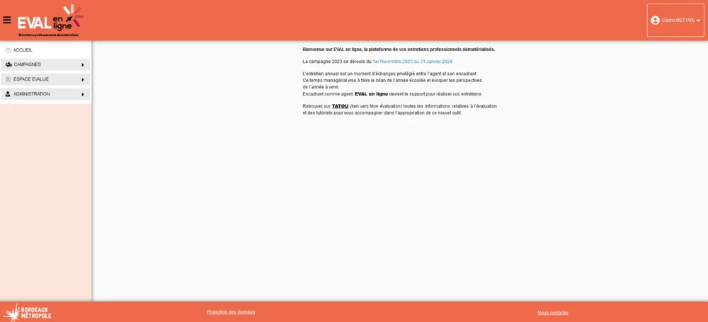 Capture d'écran de l'application I-Voir, gestion du domaine public et déclaration de travaux DICT