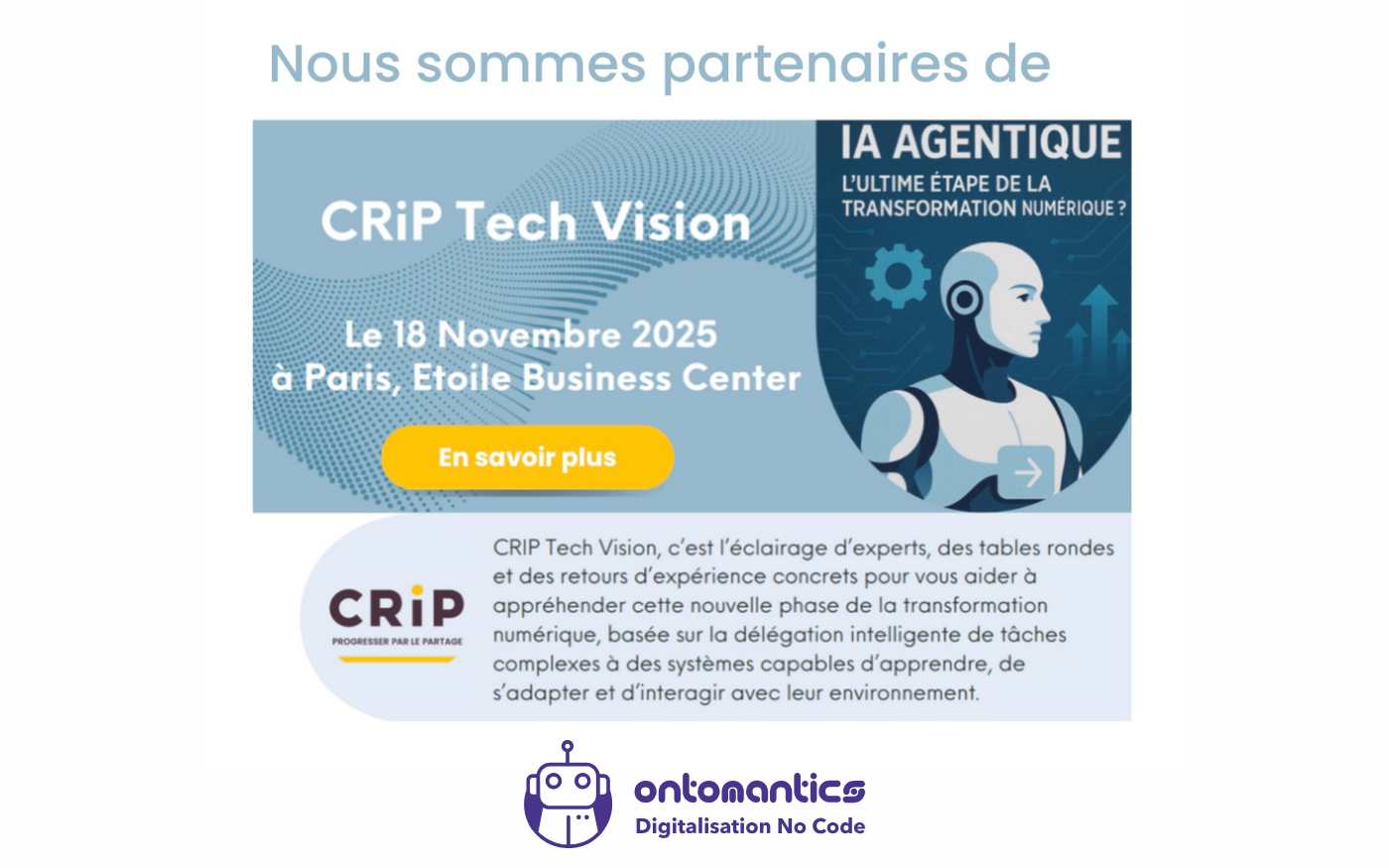 CRIP Tech Vision : IA agentique