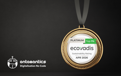 Ontomantics obtient la médaille Platinum EcoVadis